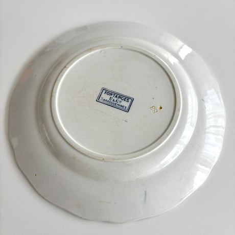 サルグミンヌ U&C Sarreguemines FONTANGES dinner plate C
