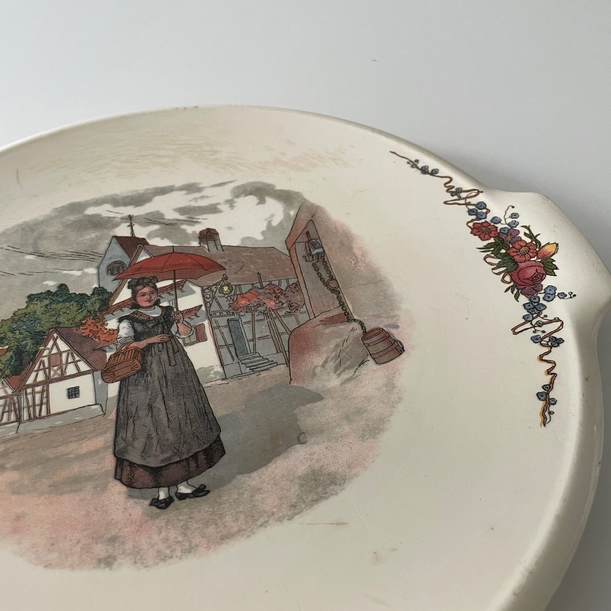サルグミンヌ SARREGUEMINES オベルネ Obernai ケーキ皿 | Gui an サルグミンヌ SARREGUEMINES オベルネ Obernai ケーキ皿 | Gui an