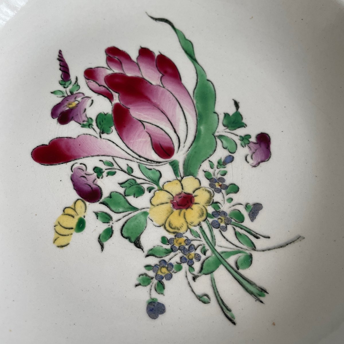 リュネヴィル Luneville レヴェルヴェール チューリップの深皿 リュネヴィル Luneville レヴェルヴェール チューリップの深皿