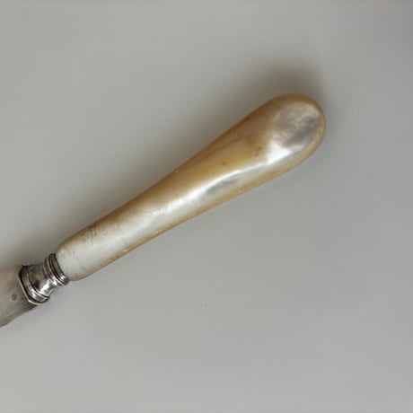 couteau à fromage huître perlée blanche C