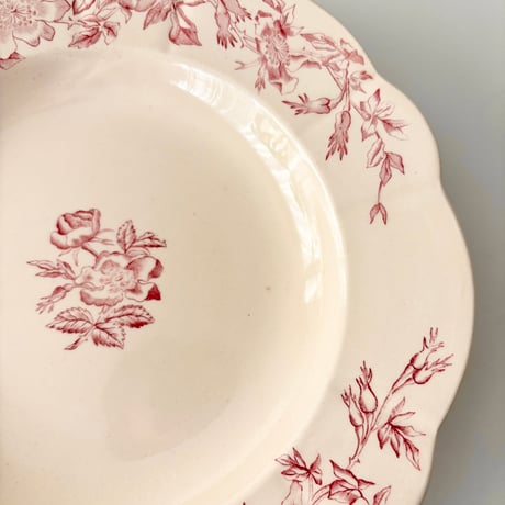 ロンシャン Longchamp soup plate Eglantines スーププレート深皿 F