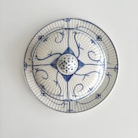 サルグミンヌ Sarreguemines Copenhague sugar pot