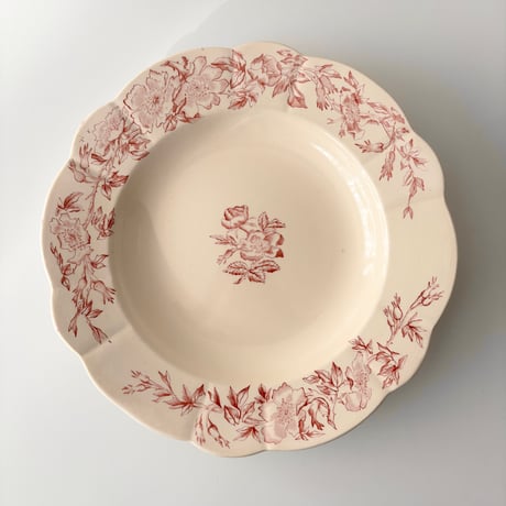 ロンシャン Longchamp soup plate Eglantines スーププレート深皿 F