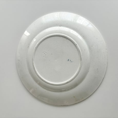 ロンウィ Longwy assiette oiseau bleu dinner plate