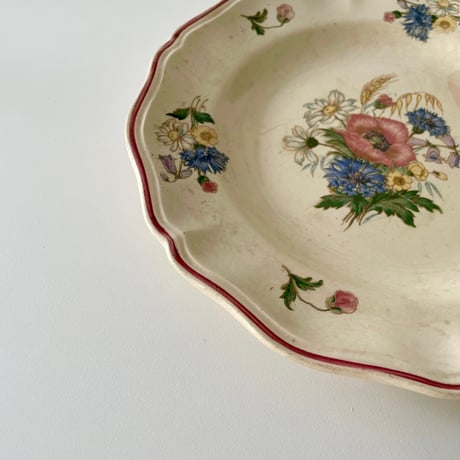 サルグミンヌ Sarreguemines AGRESTE dinner plate E 野花のプレート