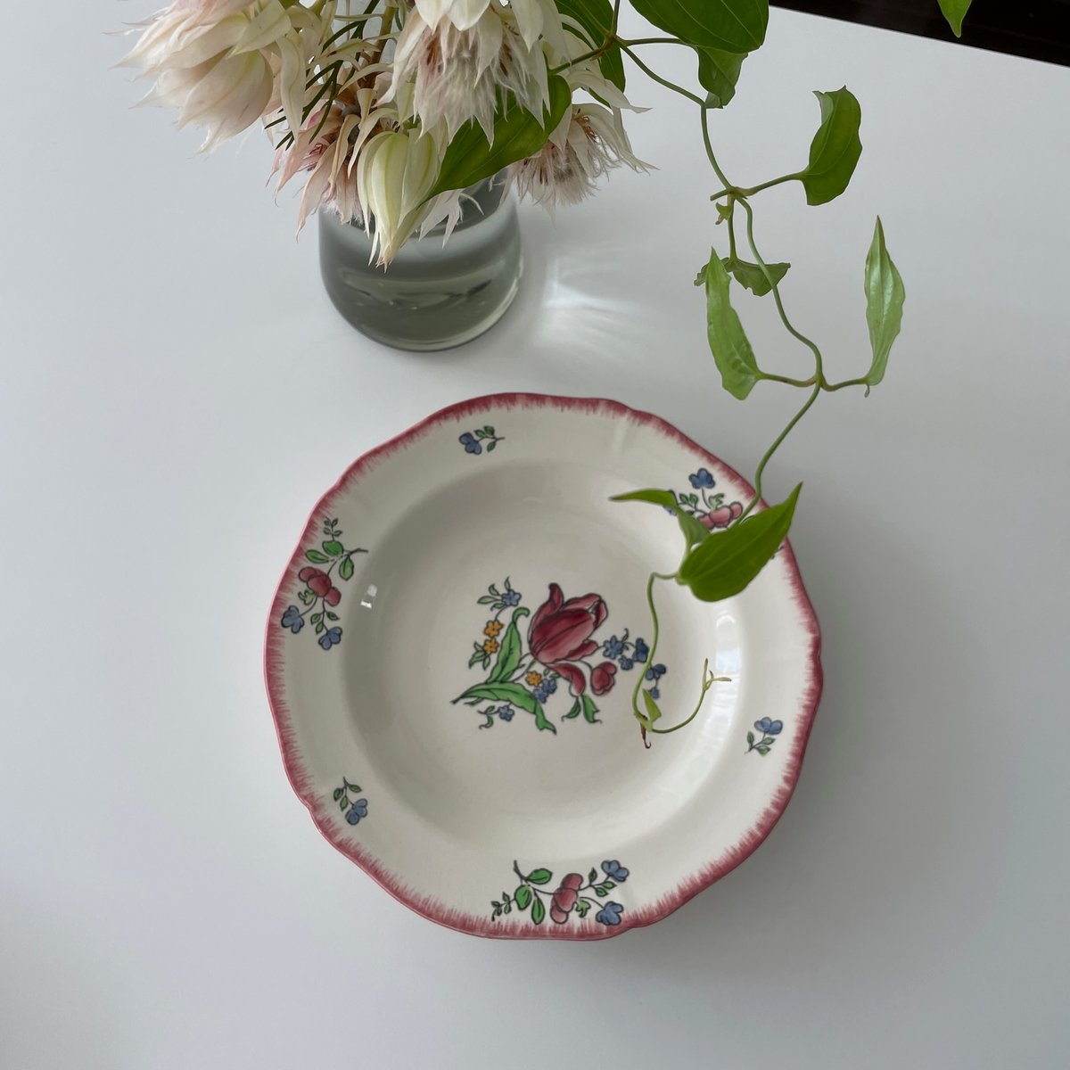 ジアン Gien Lorraine チューリップの深皿 | Gui antique