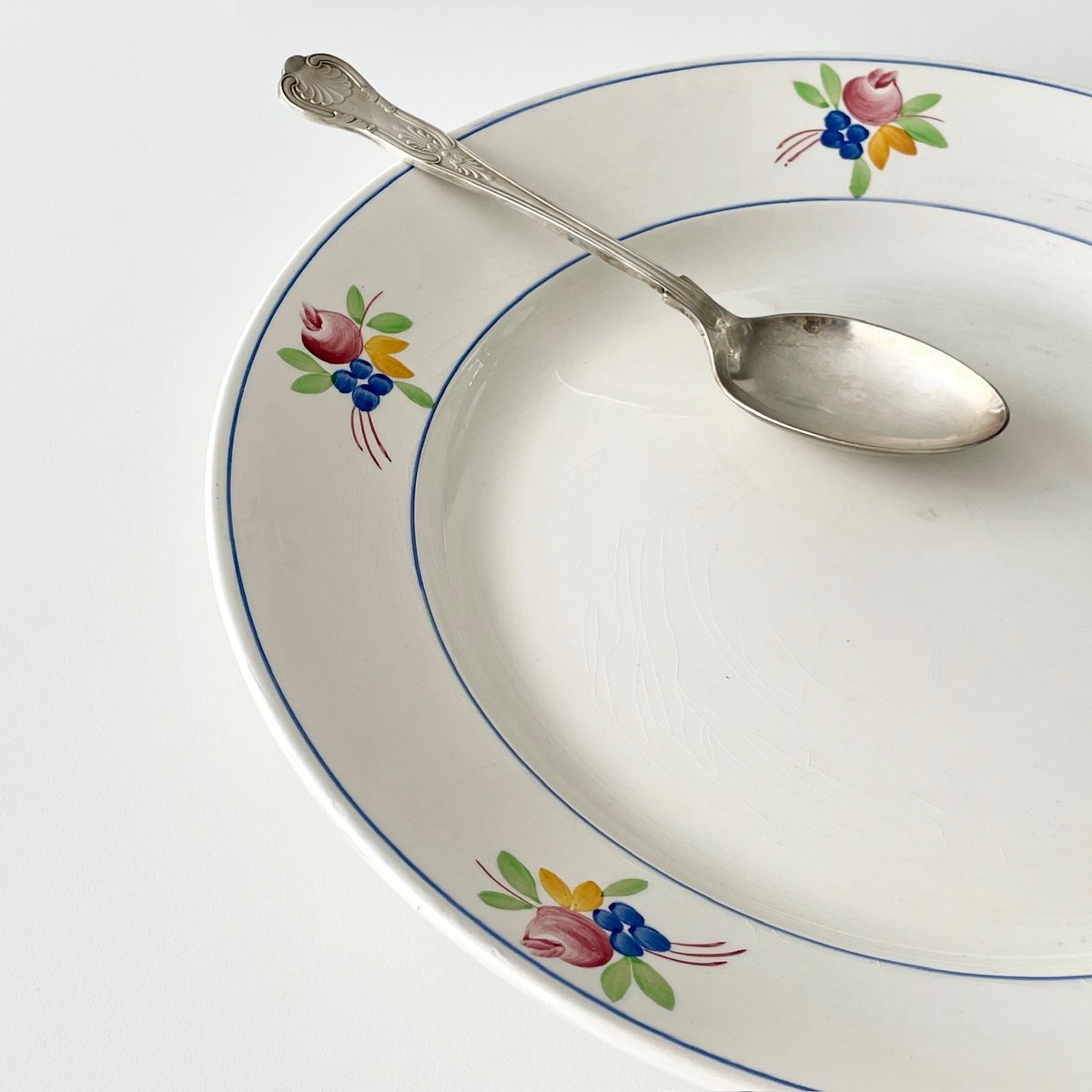 ジアン Gien NICE 花の大皿 | Gui antique