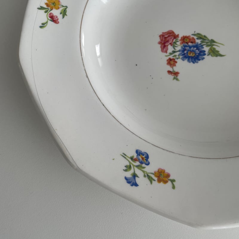 サンタマン St-Amand Céranord 小花のプレート | Gui antique