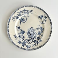 クレイユモントロー Creil et Montereau Perruche インコ プレート 平皿　デザート