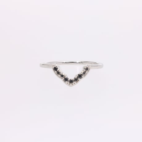 トトロです。ブラックダイヤモンドリング ブラックダイヤモンド 1.3ct ハートシェイプ ダイヤモンド