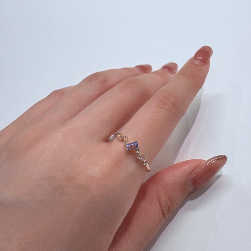 タンザナイト ホワイトトパーズ リング WR0582 | WATANABEYA