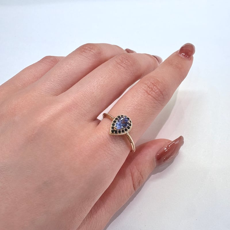 タンザナイト ブラックDIA リング WR0502 | WATANABEYA