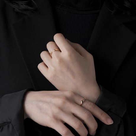 "IKUE" 02 Ring【Gold】
