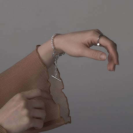 【即納】"Ebur" 02 Bracelet  [Pearl]