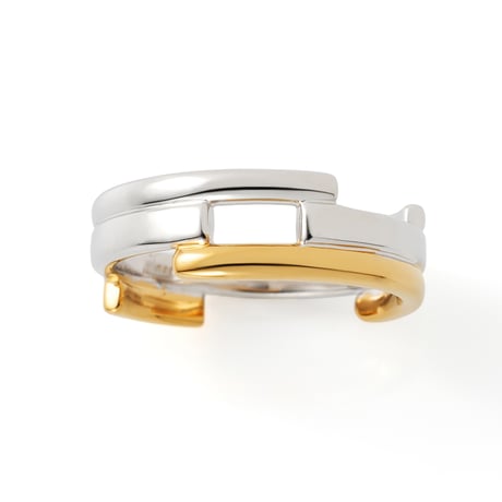 "IKUE" 03 Ring【Gold×Silver】