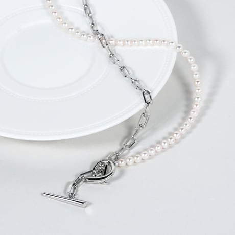 "Ebur" 01 Necklace [Pearl]