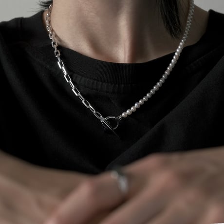 "Ebur" 01 Necklace [Pearl]