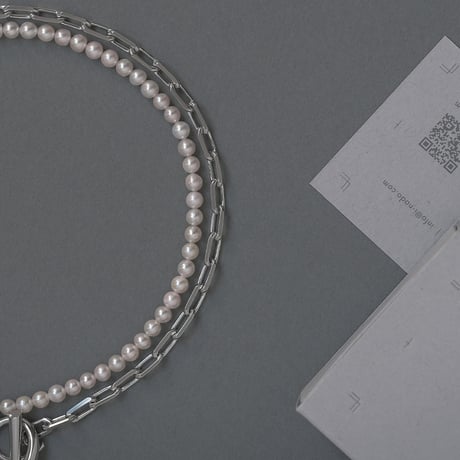 "Ebur" 01 Necklace [Pearl]