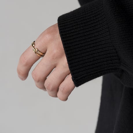 "IKUE" 02 Ring【Gold】