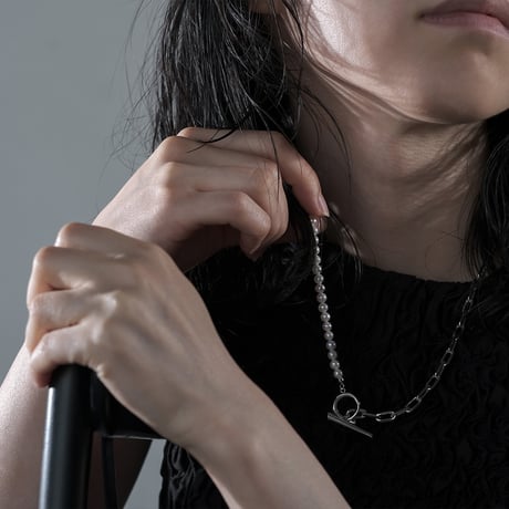 "Ebur" 01 Necklace [Pearl]