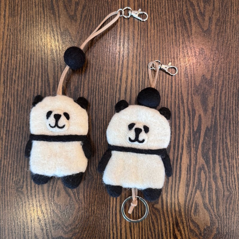 羊毛フェルトのキーカバー | ぱんだ珈琲店 通販部