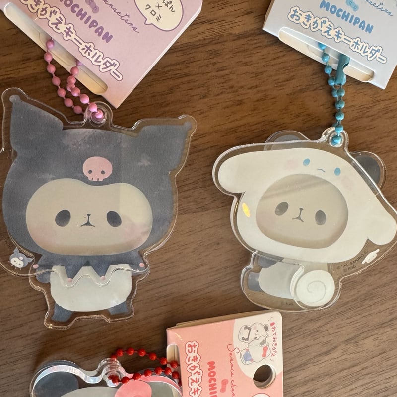 サンリオ×もちぱん オキガエアクリルキーホルダー | ぱんだ珈琲店 通販部