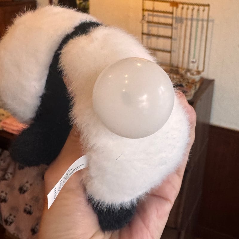 ATTOLUCKY】しっぽがぷっくり！ぷくパンダキーホルダーマスコット