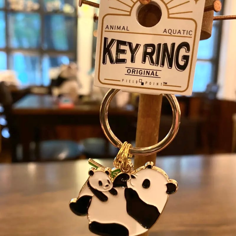 ワールド商事】パンダ親子キーリング | ぱんだ珈琲店 通販部