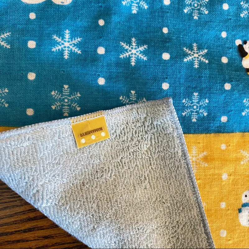 濱文様】和タオルハンカチ 雪パンダの希望 | ぱんだ珈琲店 通販部