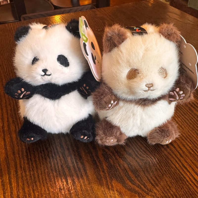 ATTOLUCKY】しっぽがぷっくり！ぷくパンダキーホルダーマスコット
