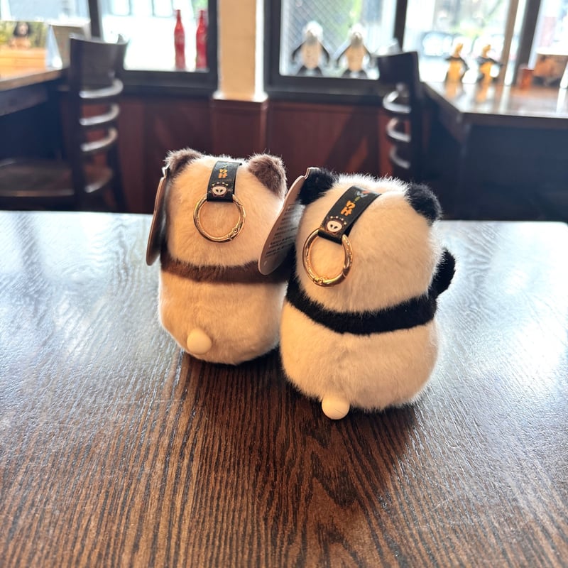 ATTOLUCKY】しっぽがぷっくり！ぷくパンダキーホルダーマスコット