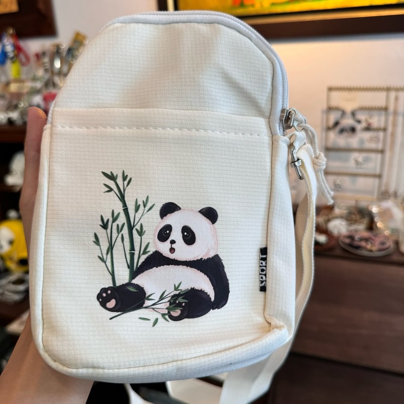 ミニショルダーポリエステル製バッグ | ぱんだ珈琲店 通販部