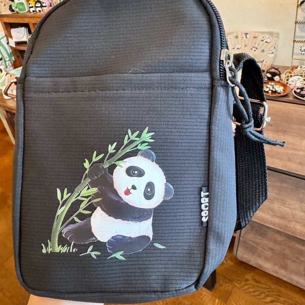 ミニショルダーポリエステル製バッグ | ぱんだ珈琲店 通販部