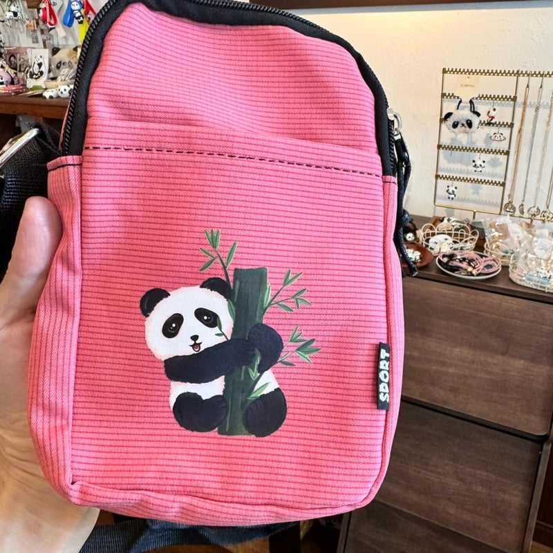 ミニショルダーポリエステル製バッグ | ぱんだ珈琲店 通販部