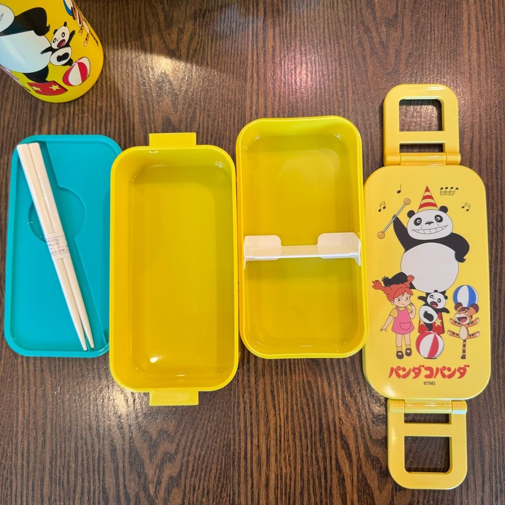 パンダコパンダ 2段抗菌ランチボックス | ぱんだ珈琲店 通販部