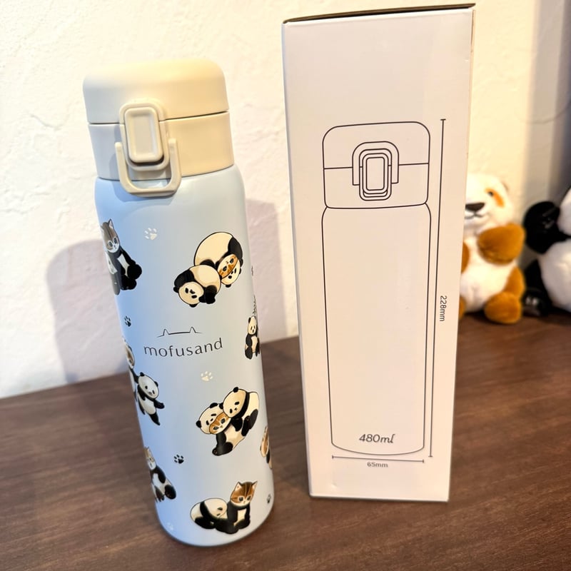 海外限定】モフサンド×miniso アイスクリーム 水筒 海外限定