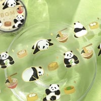 箔押しクリアテープ パンダ中華