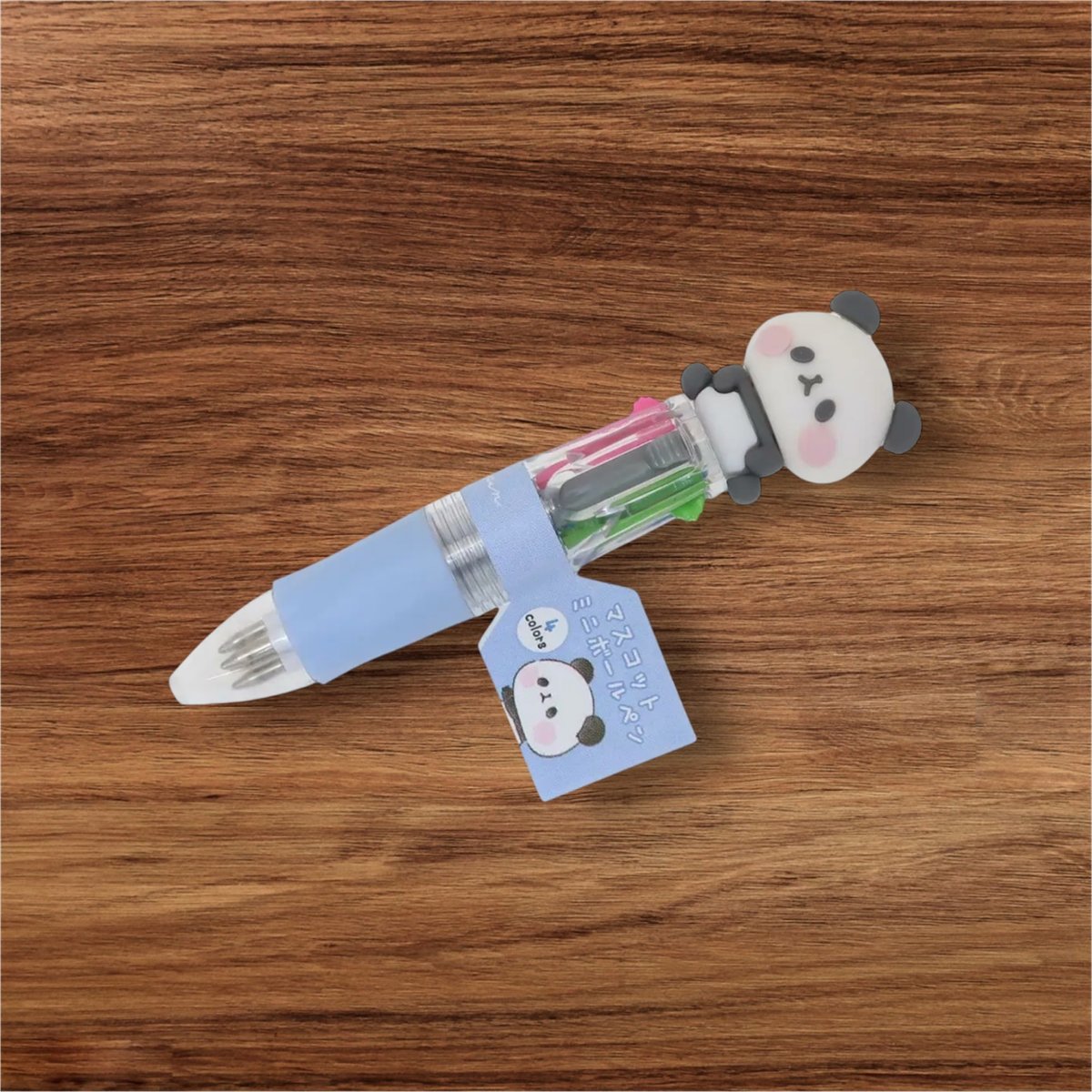 もちもちぱんだ4色ミニボールペン | ぱんだ珈琲店 通販部