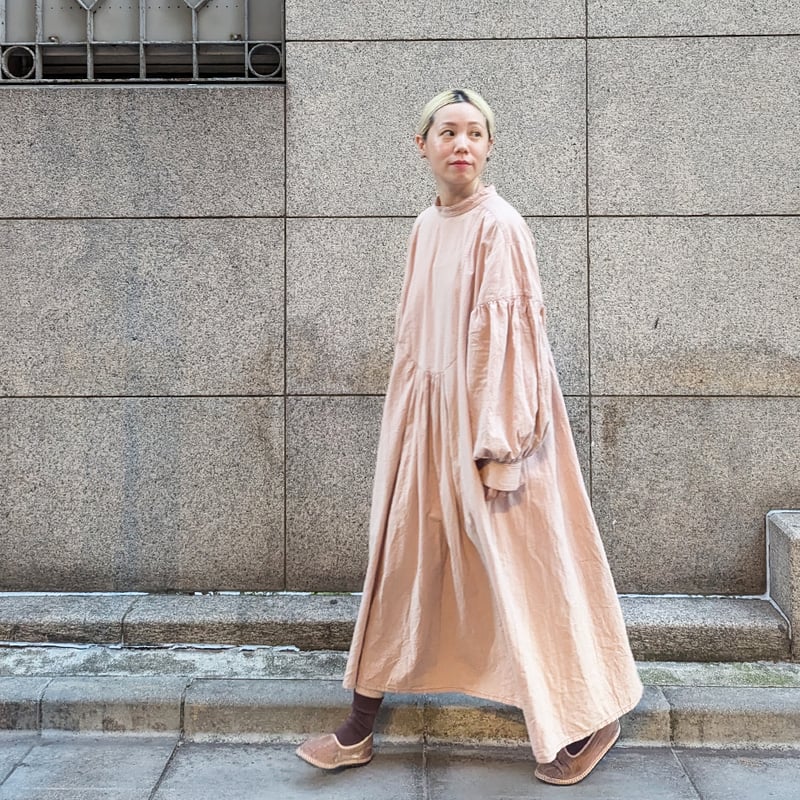 NEIGHBOR'S TEA TOWEL DRESS - PINK | madder madder