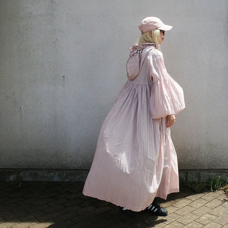 CANDY SLEEVE ANORAK？ DRESS - PINK