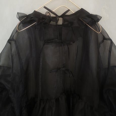DOLL ORGANZA TUCK DRESS
