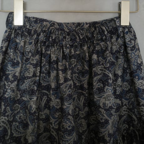 LUCKY PAISLEY DANDAN SKIRT -Moon light river