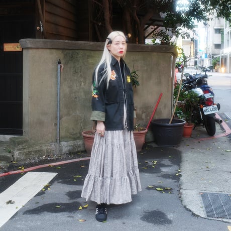 LUCKY PAISLEY DANDAN SKIRT - Moon light illusion