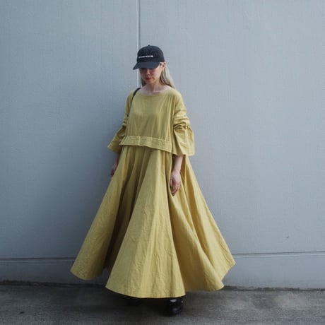 YO-JO- DRESS - TURMERIC -