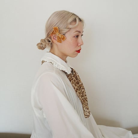 GO GO VINTAGE! TUCK FRILL DRESS - WHITE