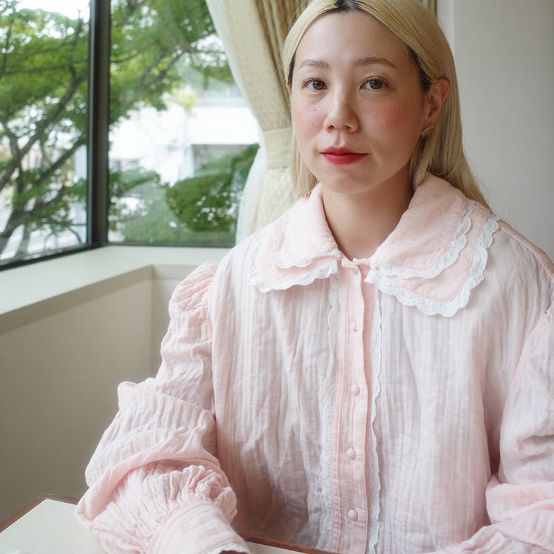 GO GO VINTAGE! BLOUSE - PINK | madder madder