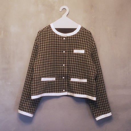 ON/OFF 182 BLOUSE JACKET - MODERN SEPIA
