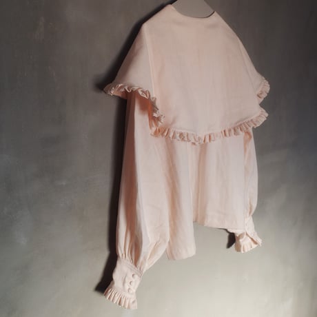 【4/6〜再予約販売】 SHELTER BLOUSE - pink