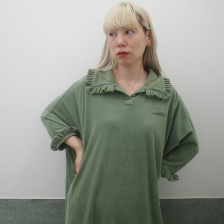 BATH TOWEL SET DRESS -  GREEN TEA