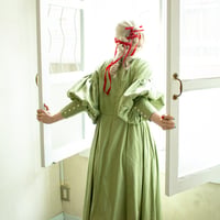 “BOUQUET” lots of little happiness DRESS - GREEN